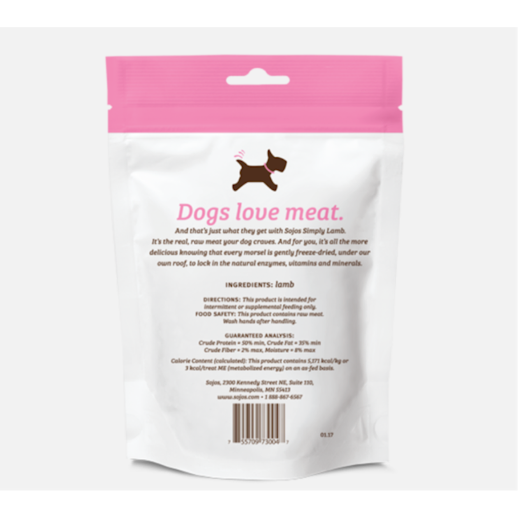 WellPet - Sojos - Dog Simply Lamb Treat