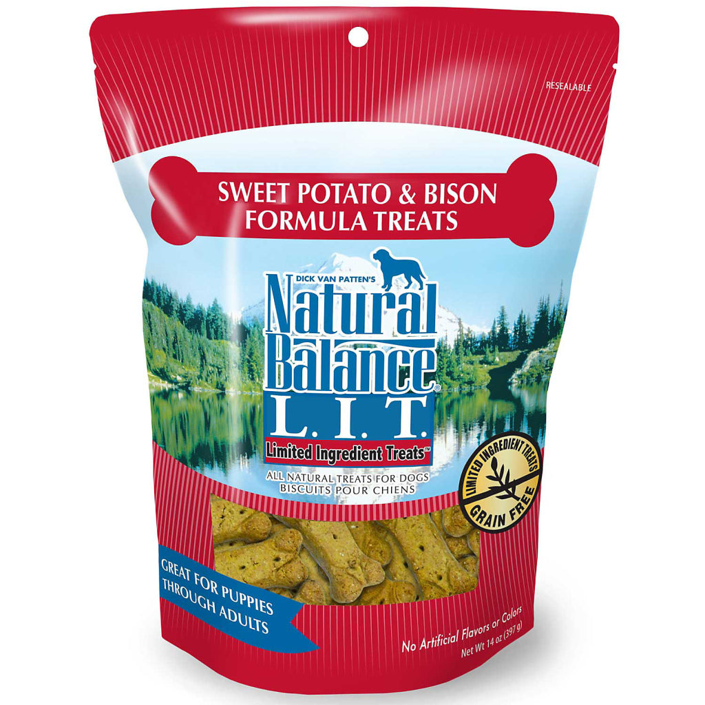 Natural Balance - LIT - Dog Sweet Potato & Bison Biscuits