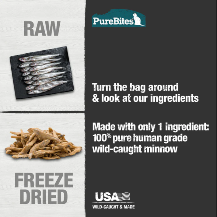 PureBites - Minnow Freeze Dried Cat Treats