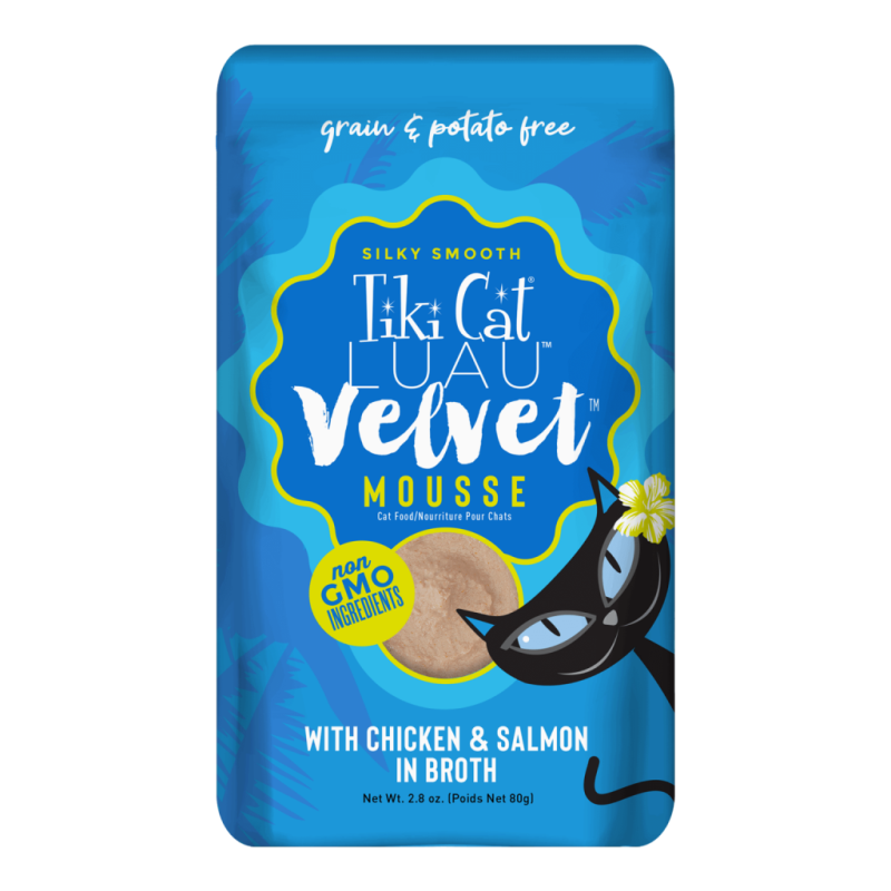 Tiki Cat - Velvet Mousse - Chkn/Salmon