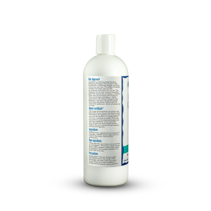 Earthbath - Dog Fragrance Free Oatmeal & Aloe Conditioner