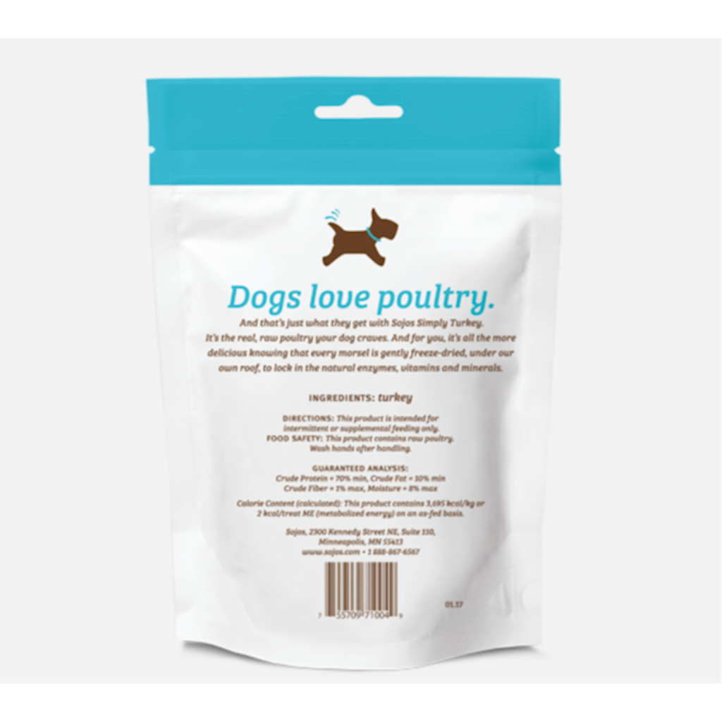 WellPet - Sojos - Dog Simply Turkey Treat