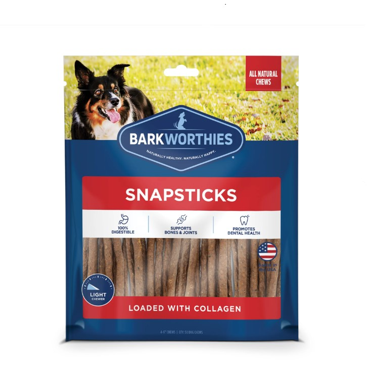 Barkworthies - Collagen Snapsticks 50pk