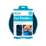 Outward Hound - Dog Fun Feeder Slow Feed Bowl Teal