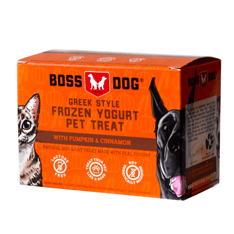Boss Dog - Frozen Yogurt Pumpkin & Cinnamon 8/4PK 3.5 fl oz