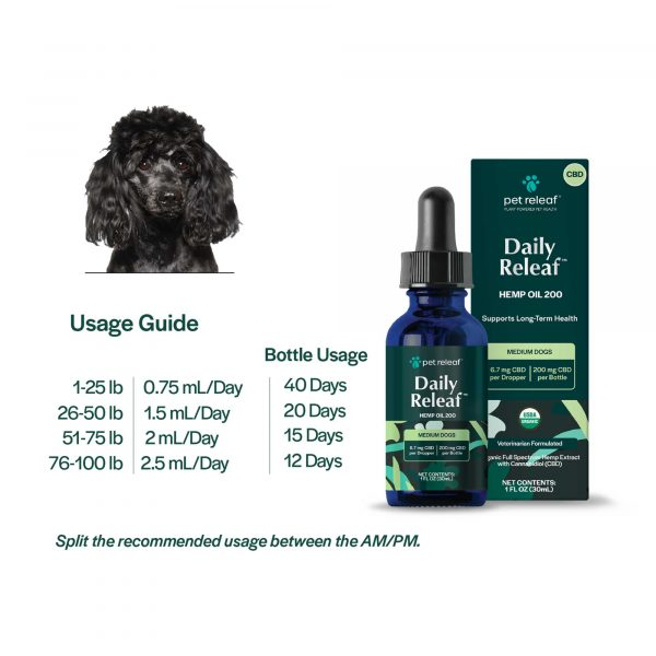 Pet Releaf - Organic CBD Hemp Oil 200mg
