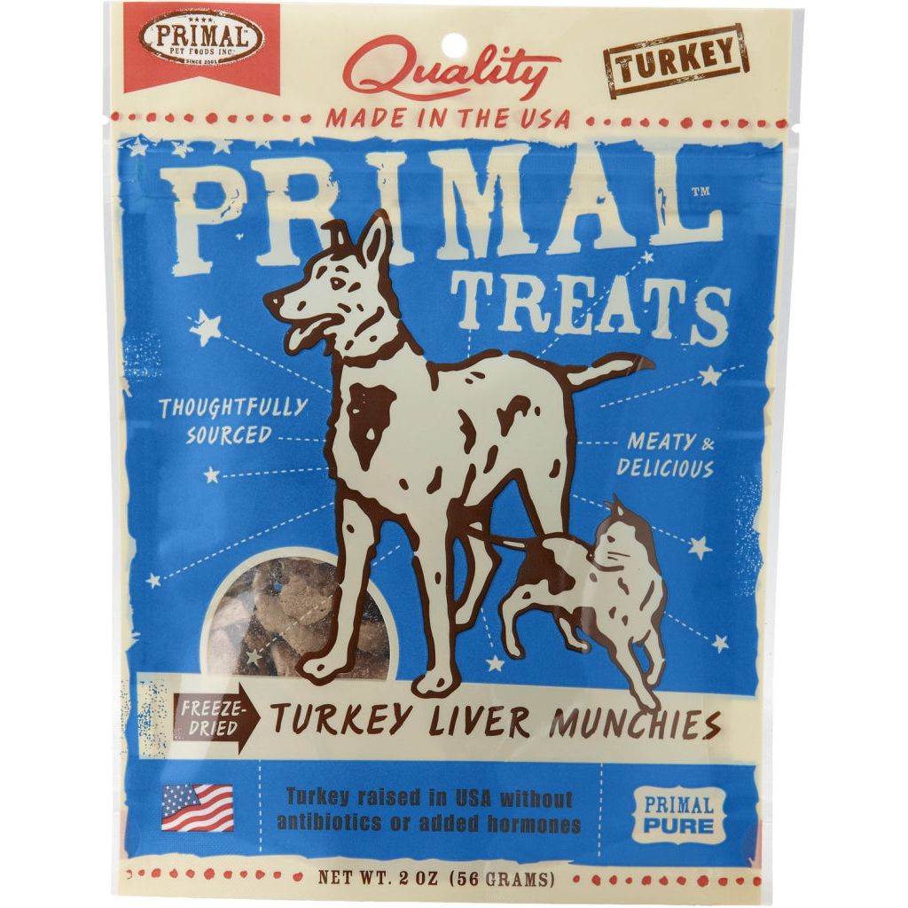 Primal - Dog Freeze Dried Turkey Liver Munchie