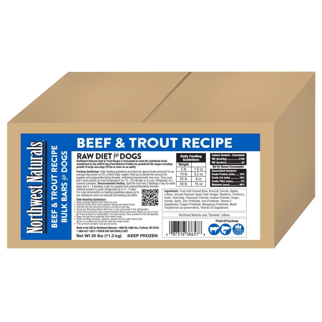 Northwest Naturals - Dinner Bars Beef & Trout