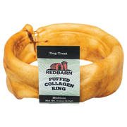 Redbarn Puffed Collagen Ring Dog Treats, Medium