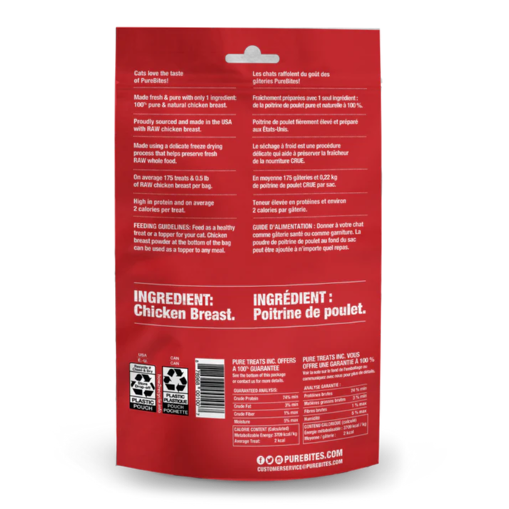 PureBites - Cat Chicken Breast Size