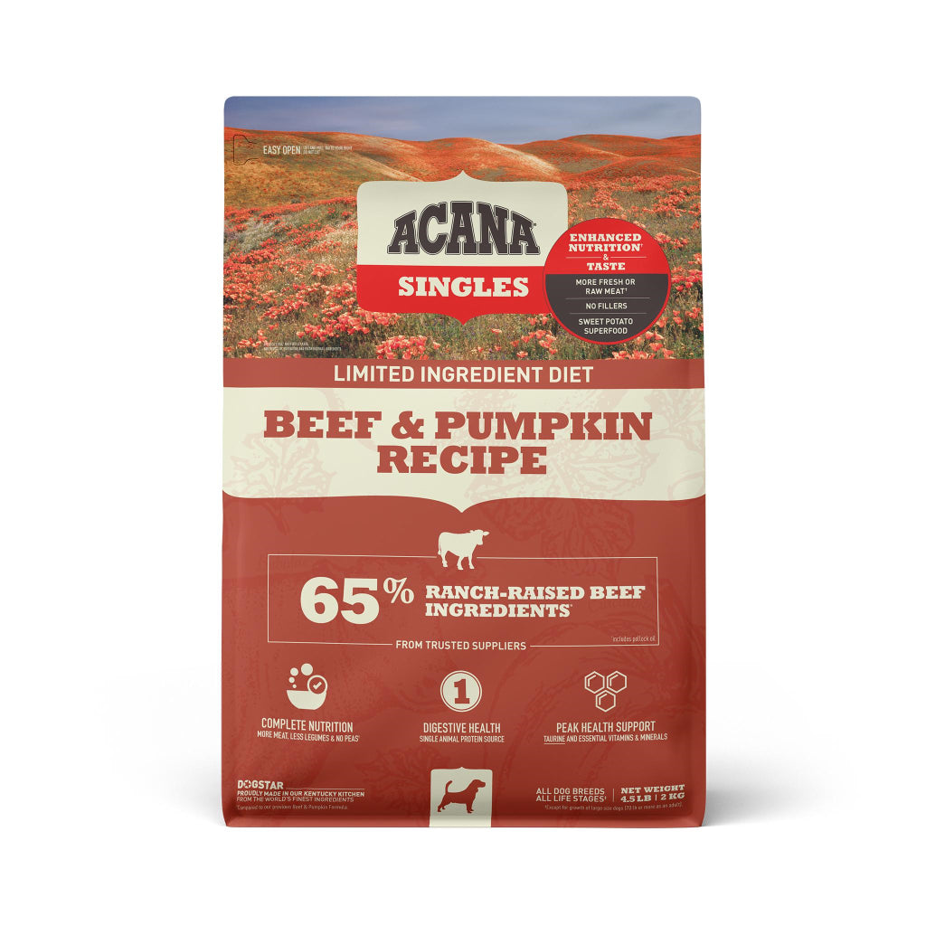 Champion - Acana - Dog Singles Beef & Pumpkin