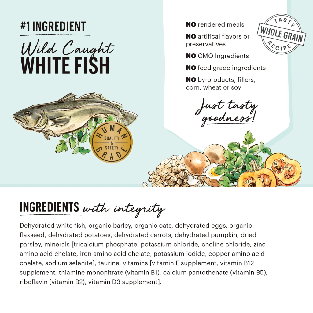 Whole Grain Fish & Oats Dog Food Box
