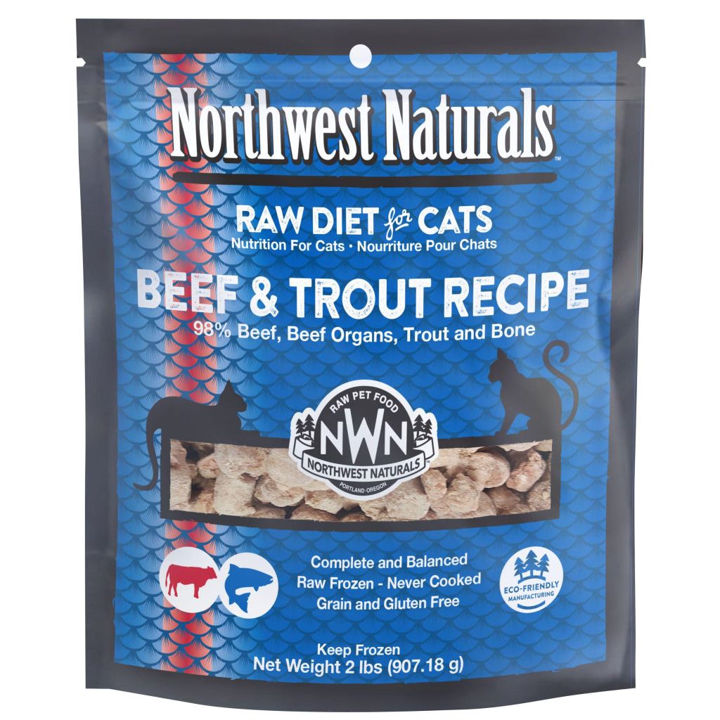 Northwest Naturals - Frozen Cat Beef & Trout