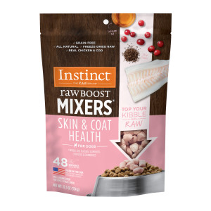 Instinct - Dog Raw Boost Mixers - Skin & Coat Health