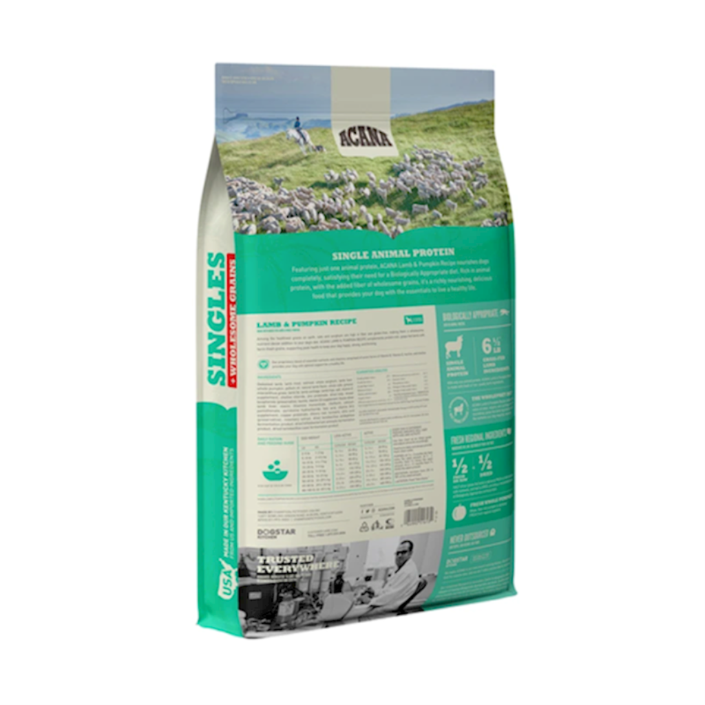 Champion - Acana - Dog Singles Wholesome Grains Lamb & Pumpkin