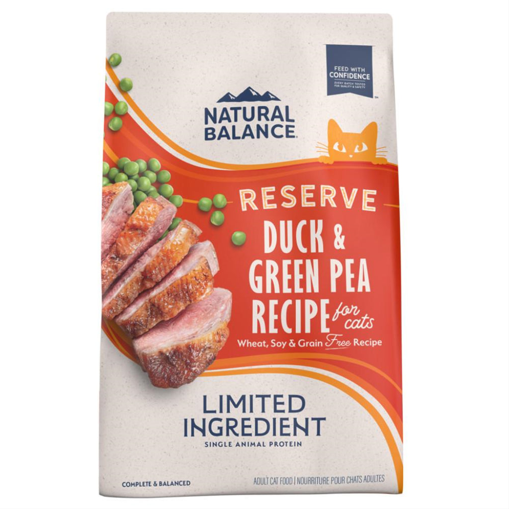Natural Balance - LI - Cat GF Reserve Duck & Green Pea