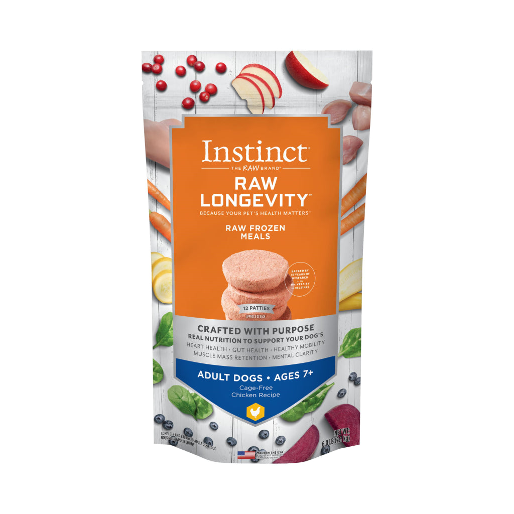Instinct Longevity - Dog 7+ Chicken Patties