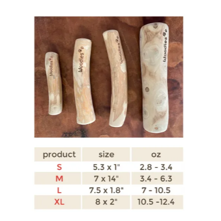 Woodies - Coffee Wood Dog Chew X