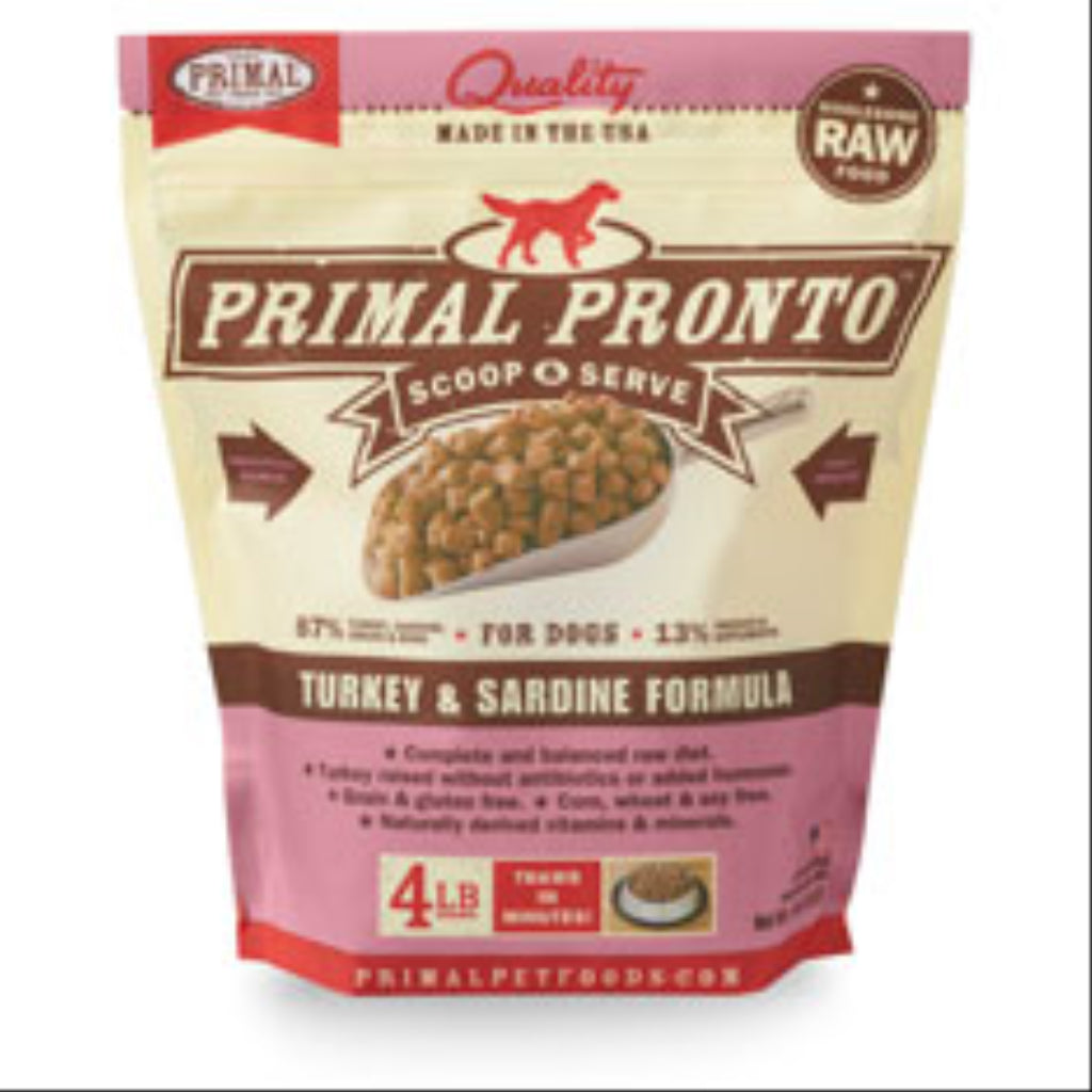 Primal - Dog Turkey & Sardine Pronto