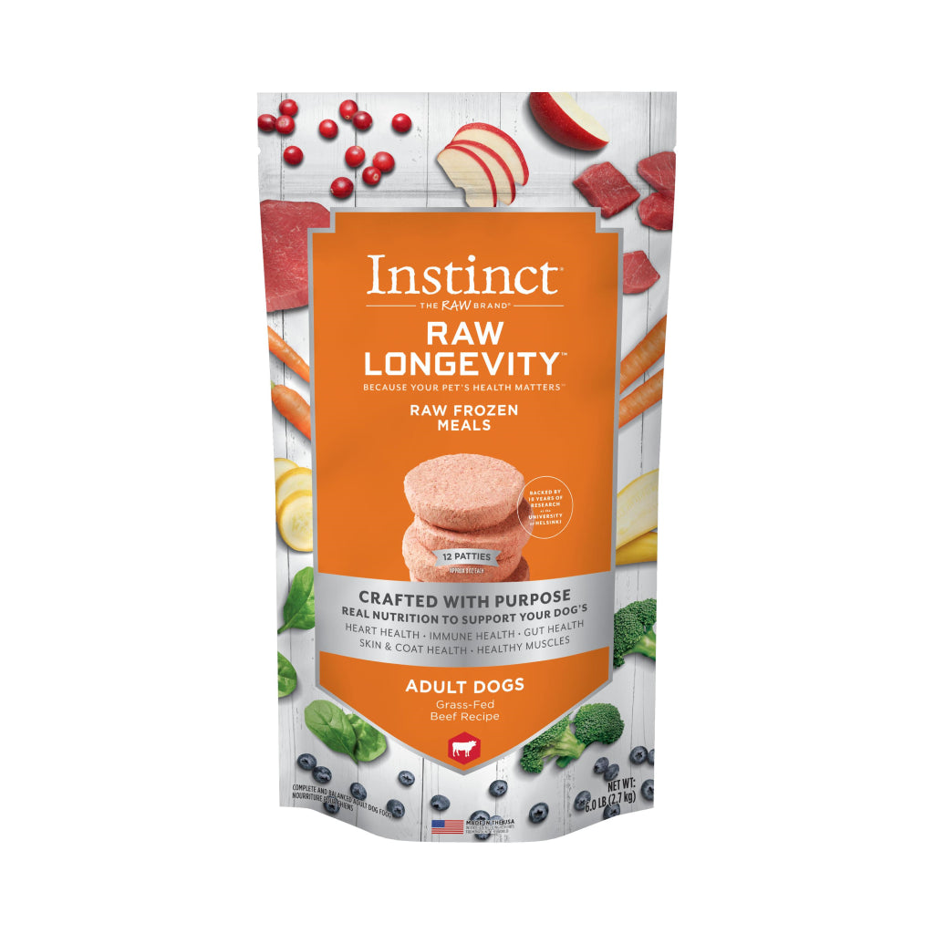 Instinct Longevity - Dog Beef Patties