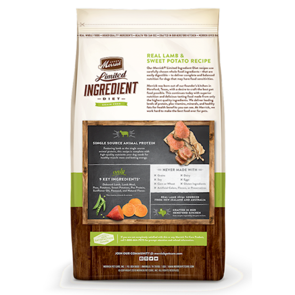Merrick - LID - Dog Grain Free Lamb