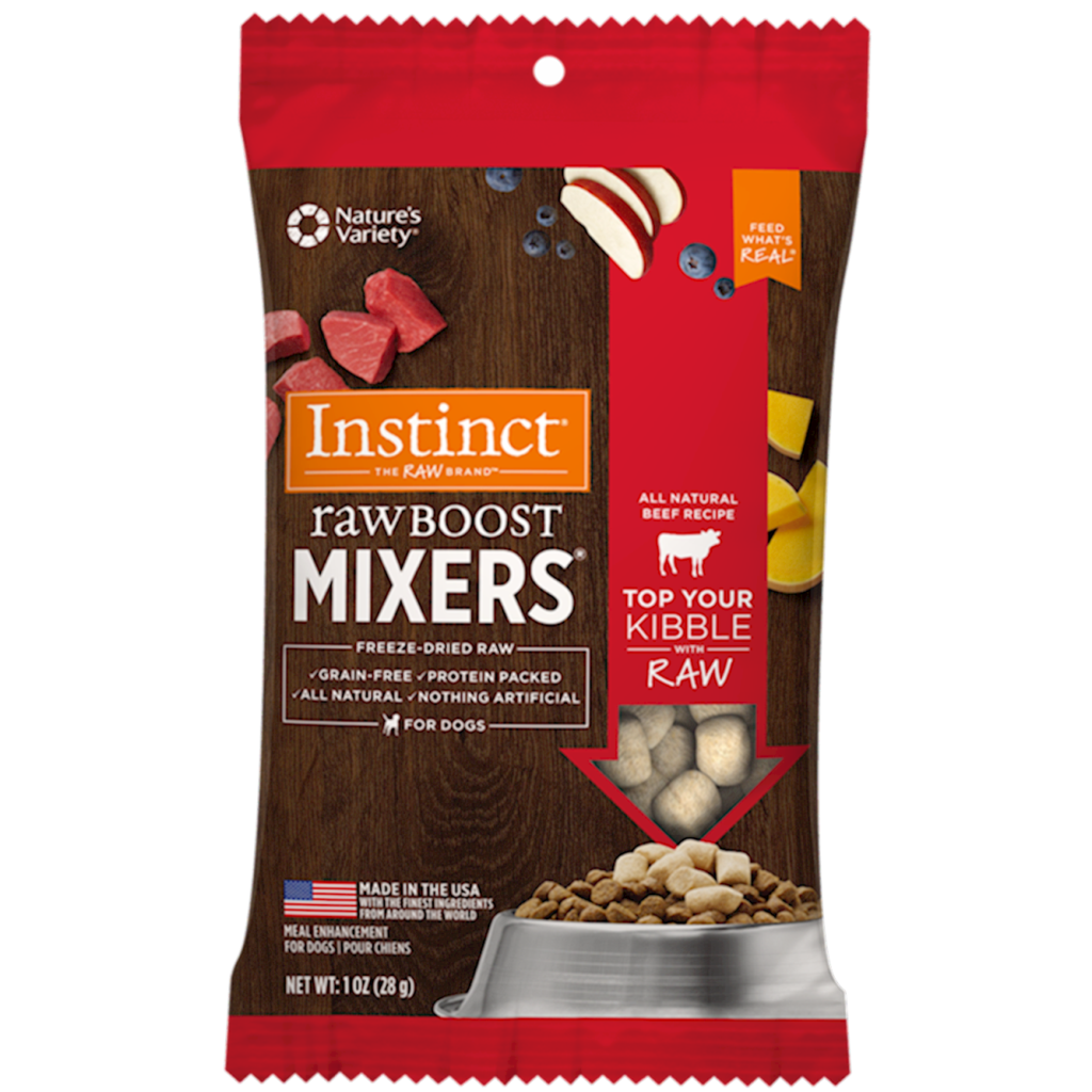 Instinct - Raw Boost Mixers - Dog - All Natural Beef Recipe