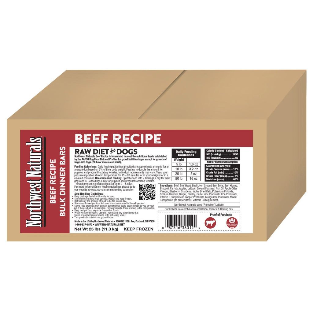 Northwest Naturals - Dinner Bars Beef Bulk