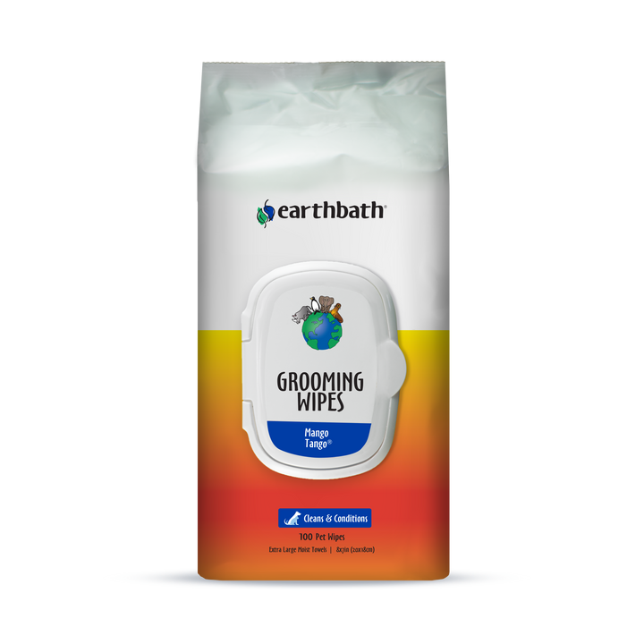 Earthbath - Dog Grooming Wipes Mango Tango 100Ct