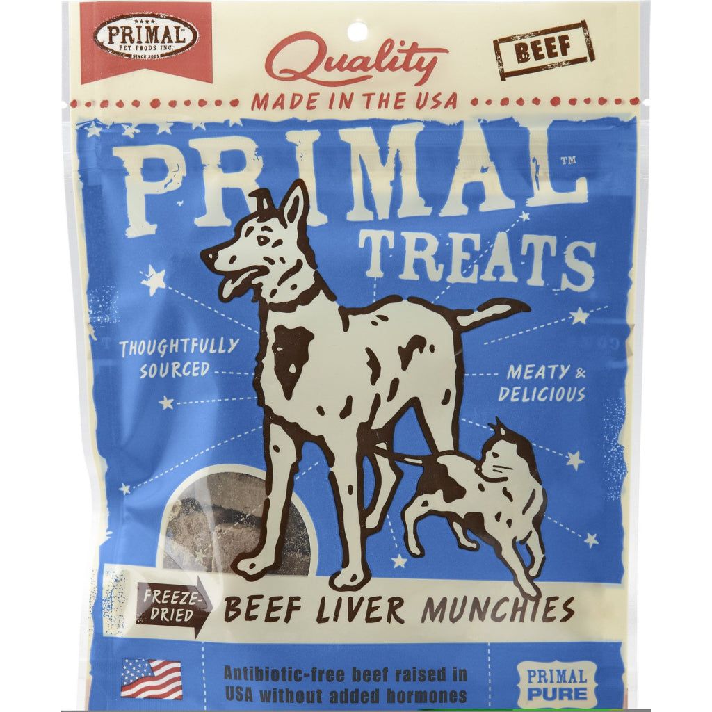Primal - Dog Freeze Dried Beef Liver Munchie