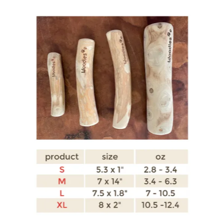 Woodies - Coffee Wood Dog Chew