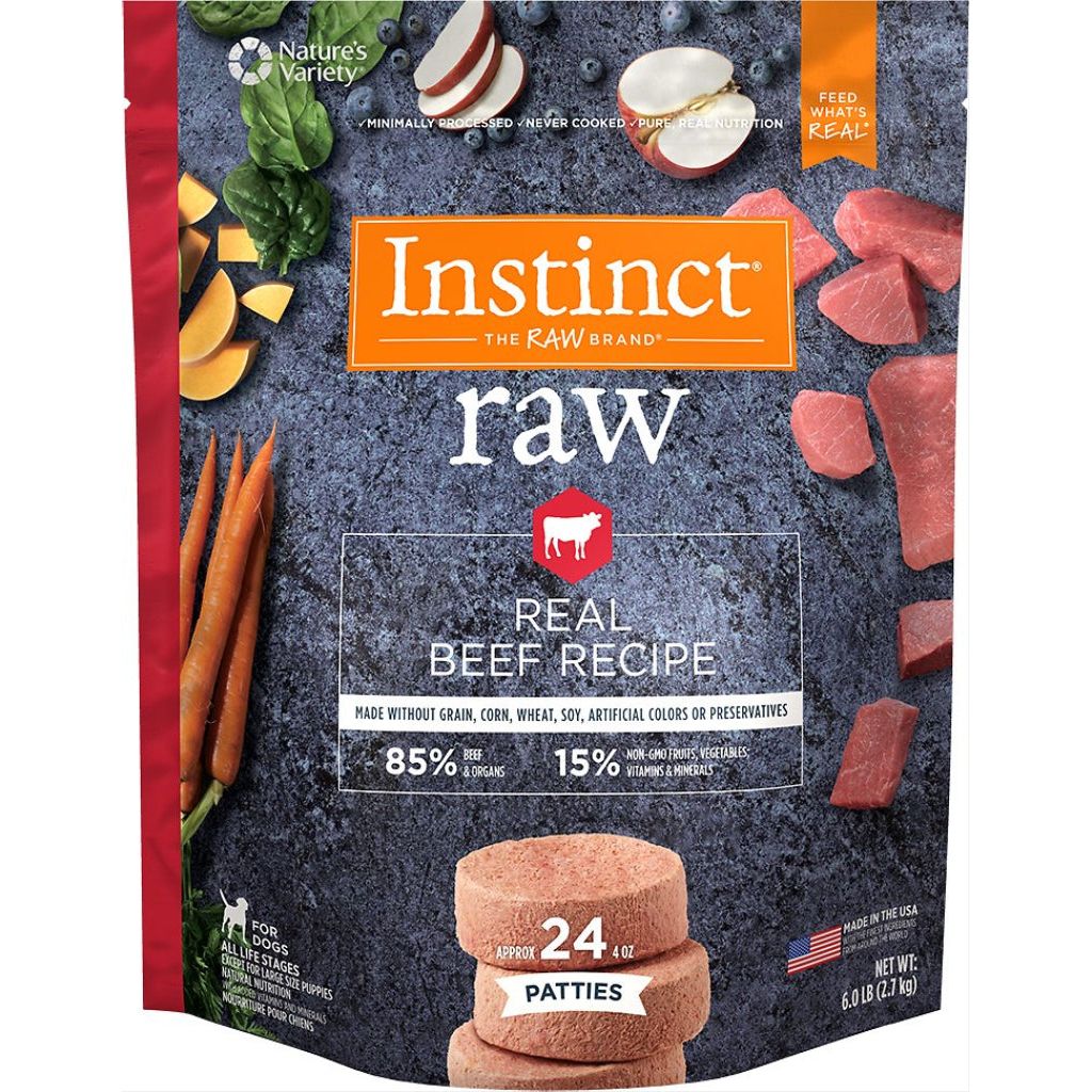 Instinct - 85/15 - Dog Beef- Patties