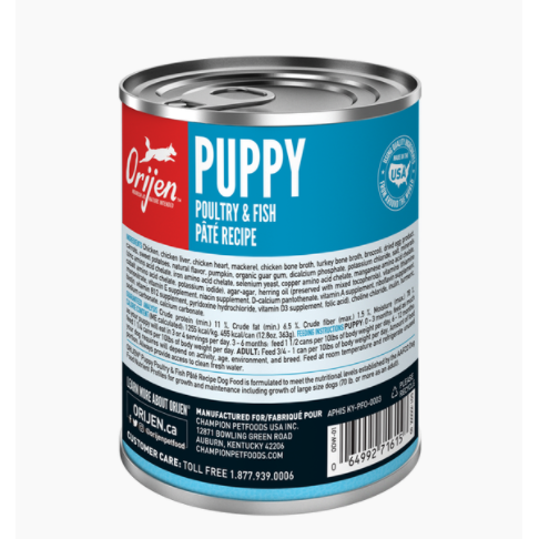 Champion - Orijen - Puppy Poultry & Fish Pate Recipe