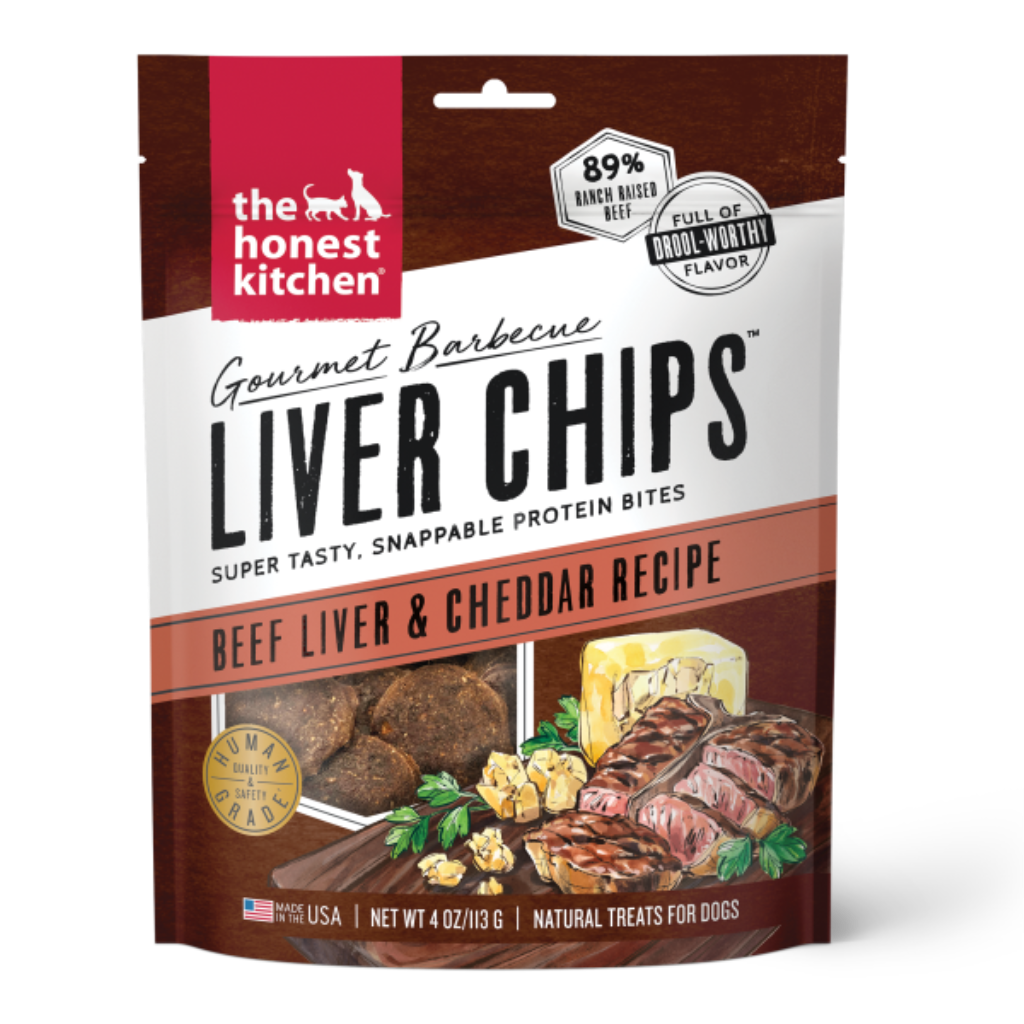 Barbecue Liver Chips - Beef Liver & Cheddar