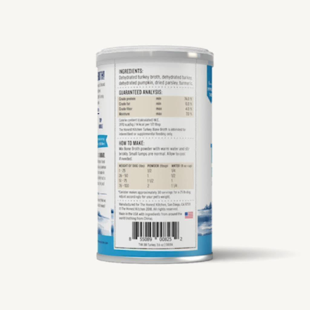 The Honest Kitchen - Dog Turkey Bone Broth With Ginger
