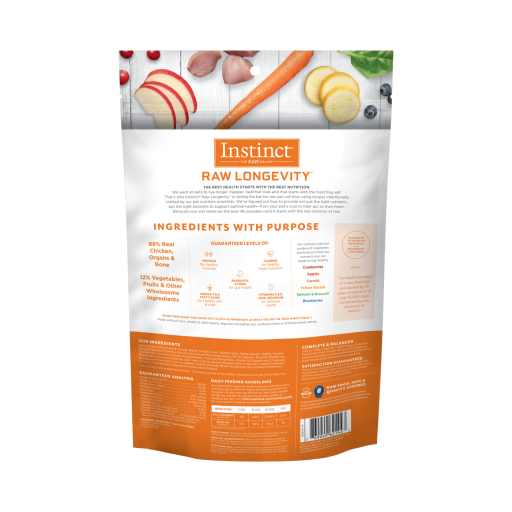 Instinct Longevity - FD Meal Dog Chicken