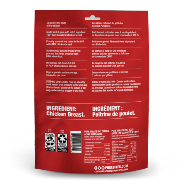 PureBItes: Chicken Freeze Dried Dog Treats