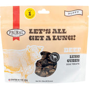 Primal - Dog Treats Let's All Get A Lung Beef 1.5 oz