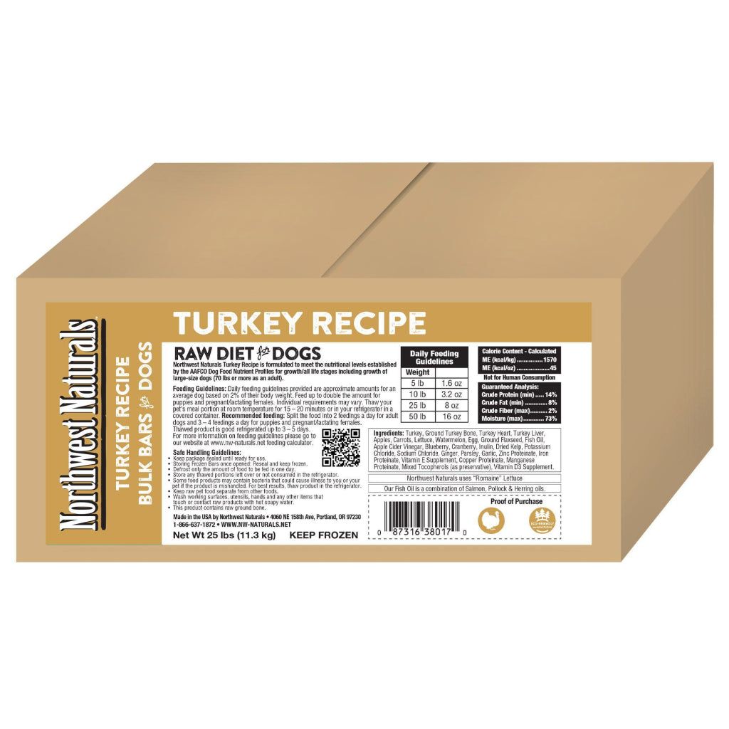 Northwest Naturals - Dinner Bars Turkey Bulk