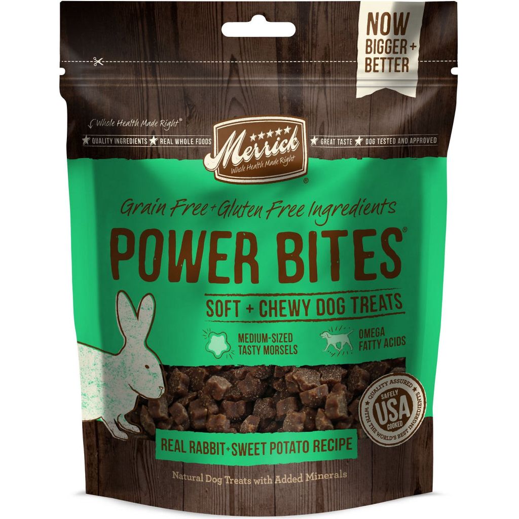Merrick - Dog Power Bites Rabbit & Sweet Potat