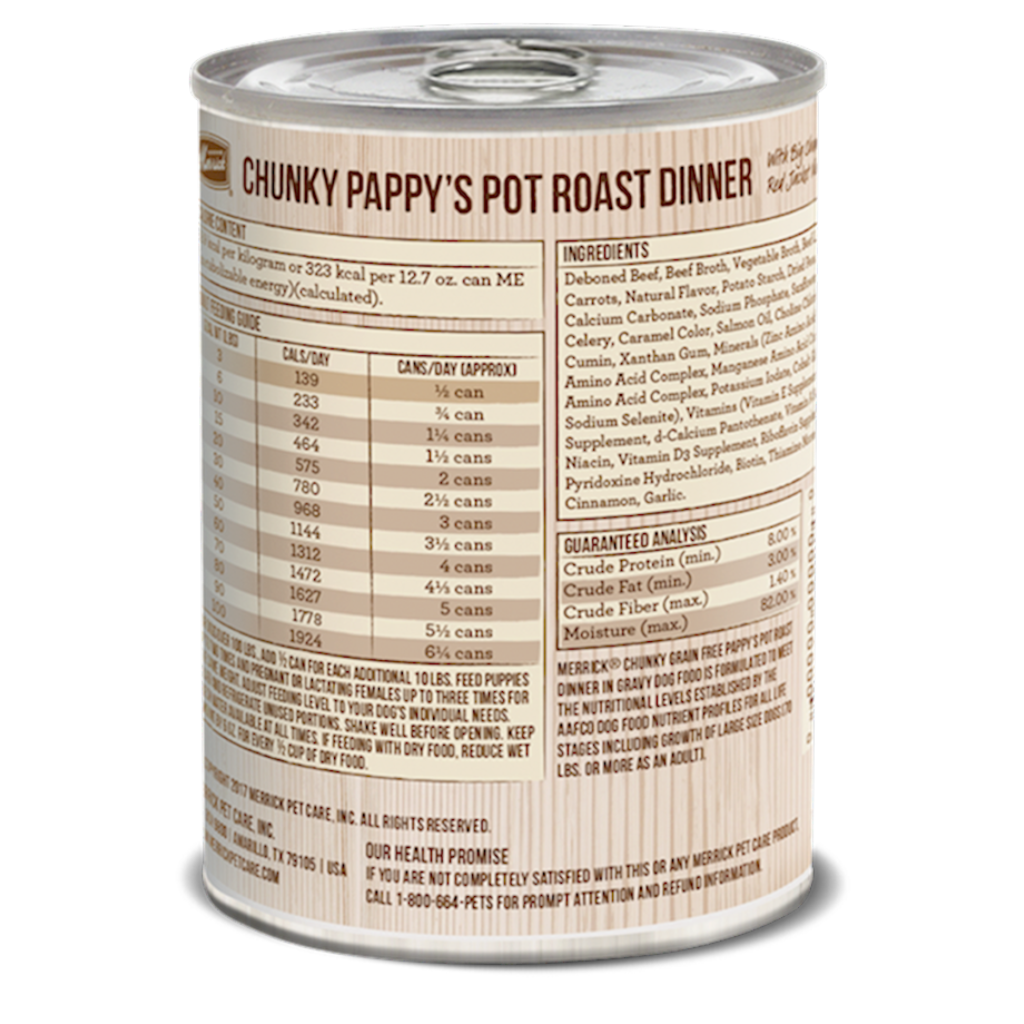 Merrick - Classic - Dog Chunky Pappy Pot Roast