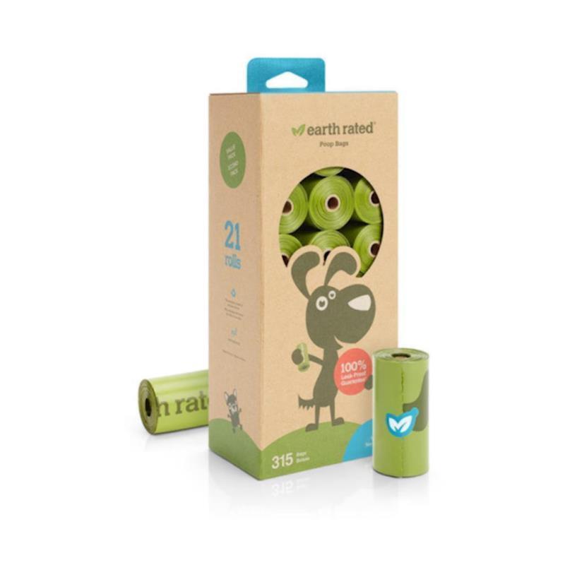 Earth Rated - Poop Bag Refill 21 Rolls - Unscented