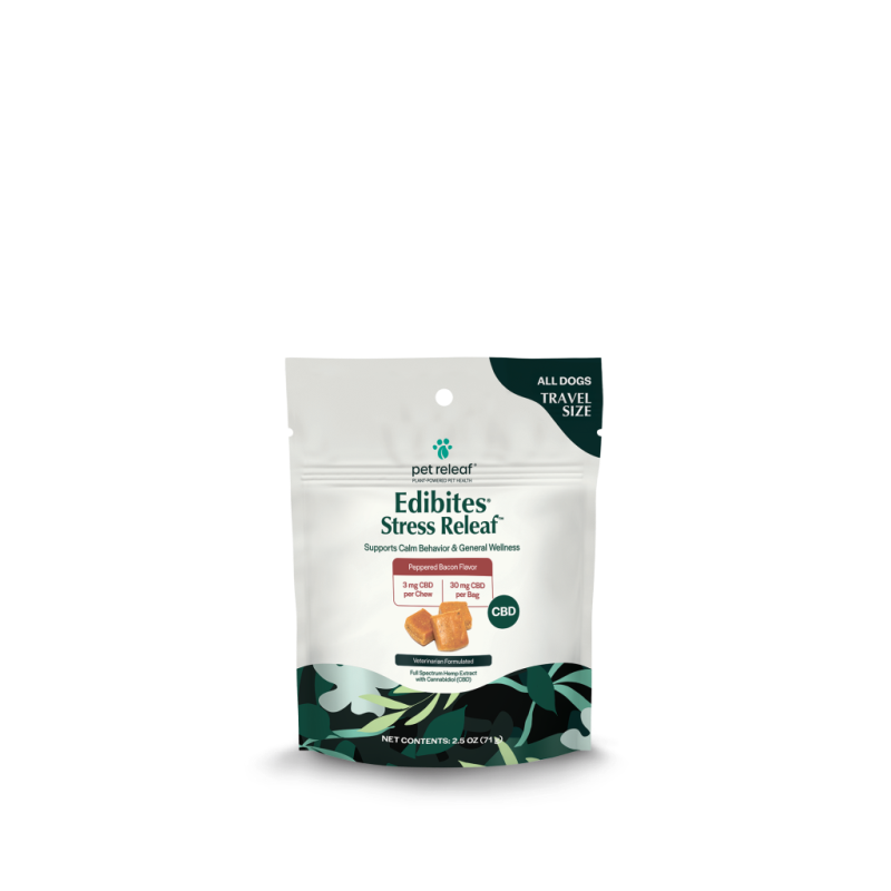 Pet Releaf - Edibites Stress  Releaf Pepper Bacn-Trvl