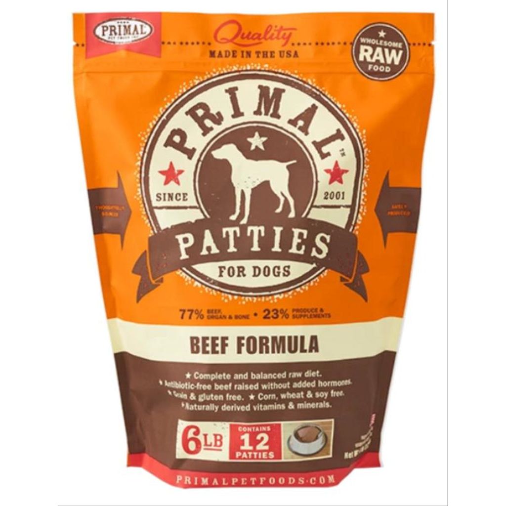 Primal - Dog Beef Patties