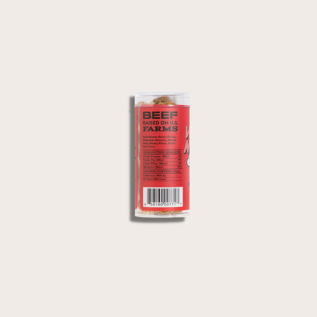 Polkadog Wonder Nuggets Sweet Potato & Beef - Mini Tube
