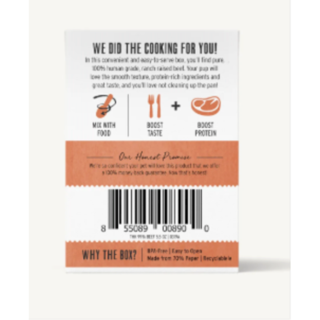 99% Beef Meal Booster 5.5 oz Carton