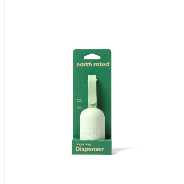 Earth Rated - Leash Dispenser 2.0 with 15 Unscented Bags