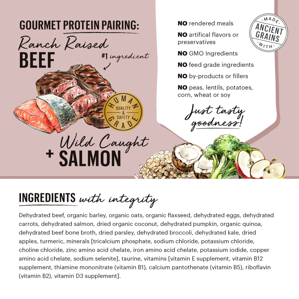 Gourmet Grains Beef & Salmon Box
