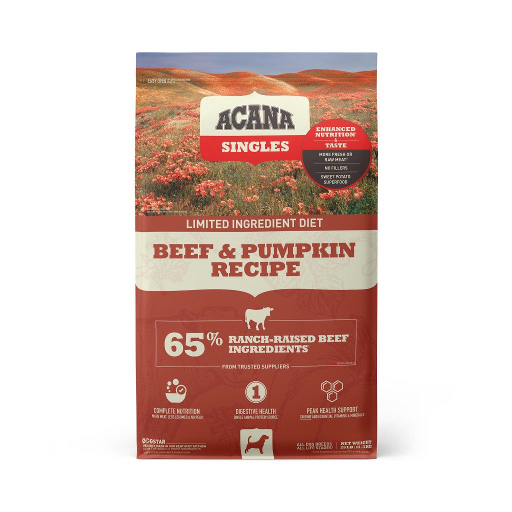 Champion - Acana - Dog Singles Beef & Pumpkin