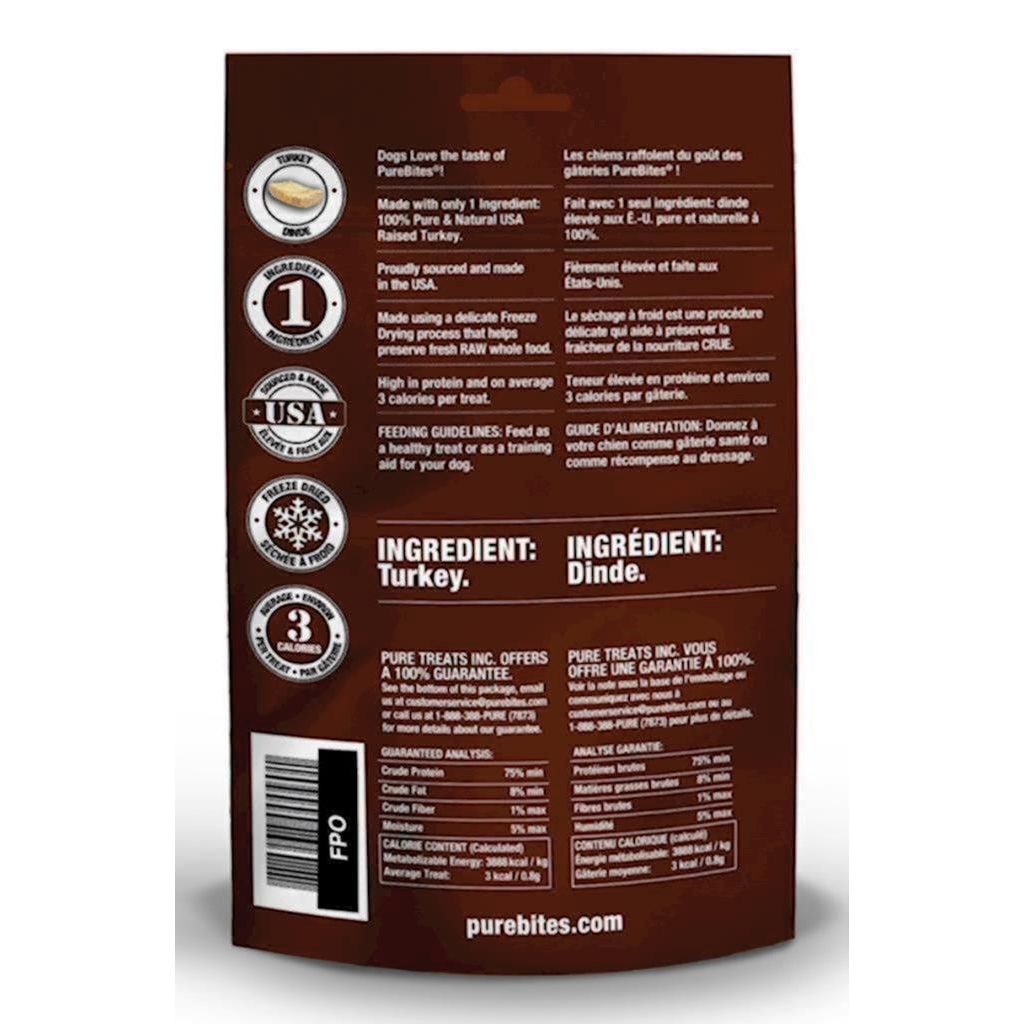 Purebites - Turkey Freeze Dried Dog Treats