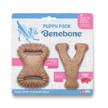 Benebone - 2-Pack Puppy Dental Chew/Wishbone Bacon Tiny